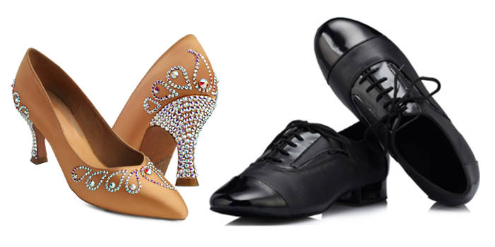 Men's Black Genuine Leather Latin Dance Shoes Soft Outsole Ballroom Dancing Shoe 